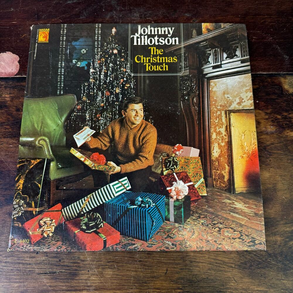Johnny Tillotson The Christmas Touch 1966 MGM Records LP Vinyl‎ Record